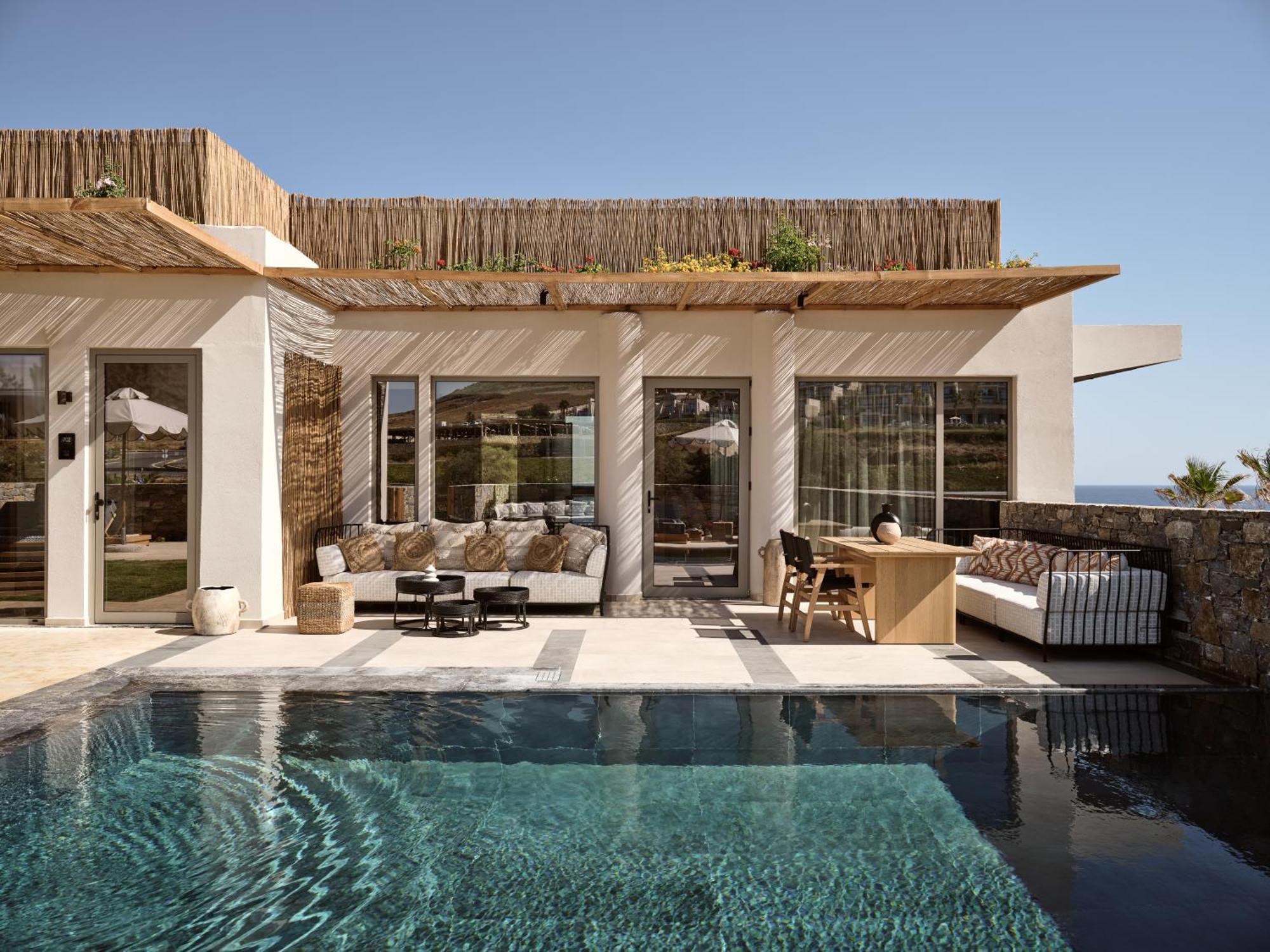 The Royal Blue A Luxury Beach Resort (Adults Only) Panormos  Экстерьер фото